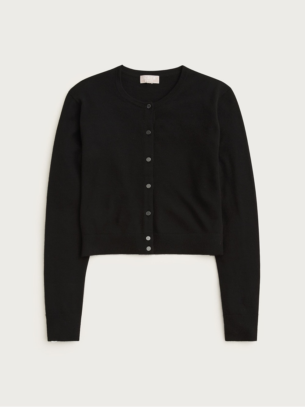 J. Crew Featherweight cashmere cardigan in Black Size Medium - Picture 4 of 10